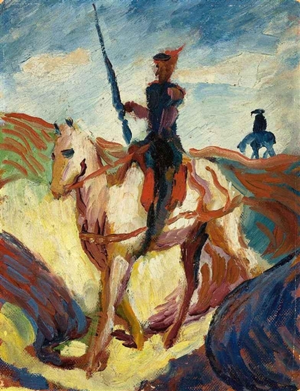 Don Quichotte by August Macke, 1912