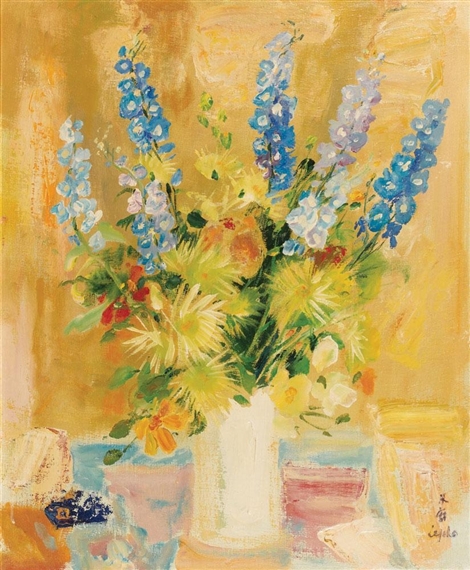 Bouquet de fleurs by Lê Phổ