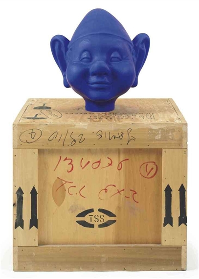 Dwarf Head (Blue) by Paul McCarthy, 2000
