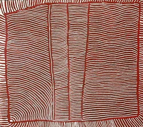 Untitled (Designs associated with Ngarru) by Charlie Ward Tjakamarra