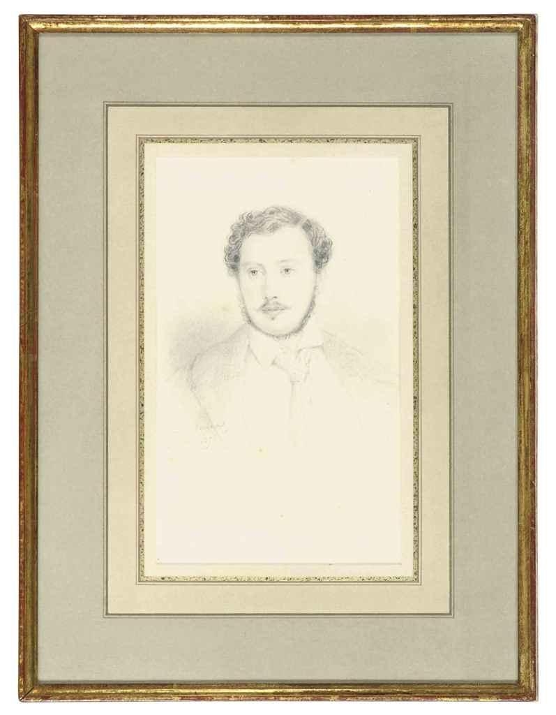 Portrait of a gentleman by Carlo Ernesto Liverati, 1839