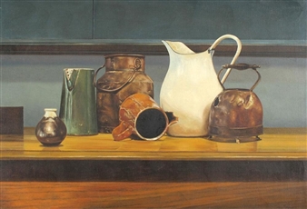 Dishes on a Table - Yoram Rozov