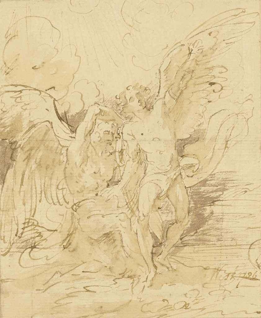 Benjamin West | Daedalus and Icarus (1796) | MutualArt