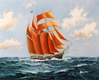 Topsail schooner 'Charlotte Rhodes' - B. R. Entwistle
