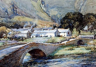Grange in Borrowdale - Alfred Heaton Cooper
