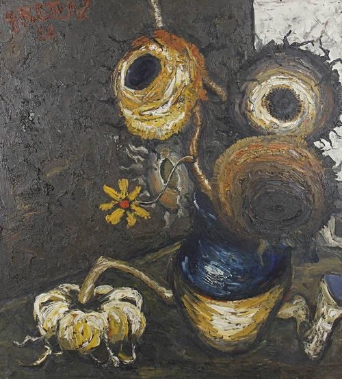 'Dead sunflowers' by Anthony Green, 1958