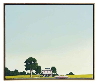 2 works: Sweeny's MFG Co., Below the Brooklyn Bridge; a companion painting - Ken Rush