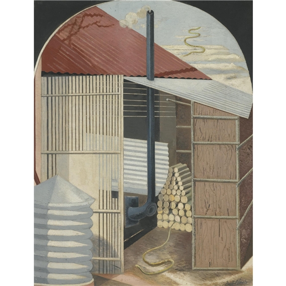 The Two Serpents (Snakes in the Woodpile) by Paul Nash, circa 1929-1937