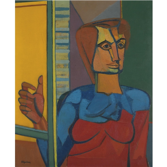 Woman at a Window by Robert Colquhoun, 1947