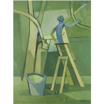 Man Gathering Fruit - Keith Vaughan