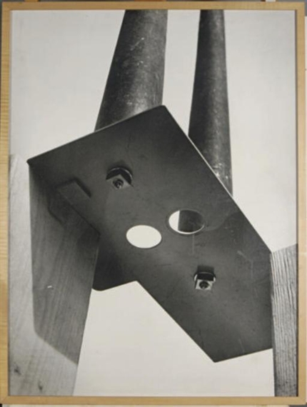 Untitled (Two Holes): A sculpture and a photograph - Bill Wurtz