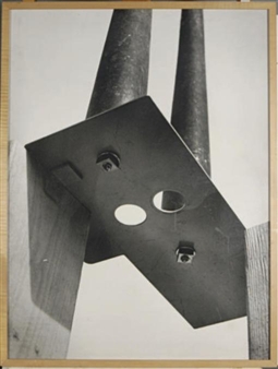 Untitled (Two Holes): A sculpture and a photograph - Bill Wurtz