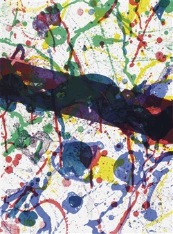 Sam Francis | Metaphysics of the Void. Color lithograph printed on