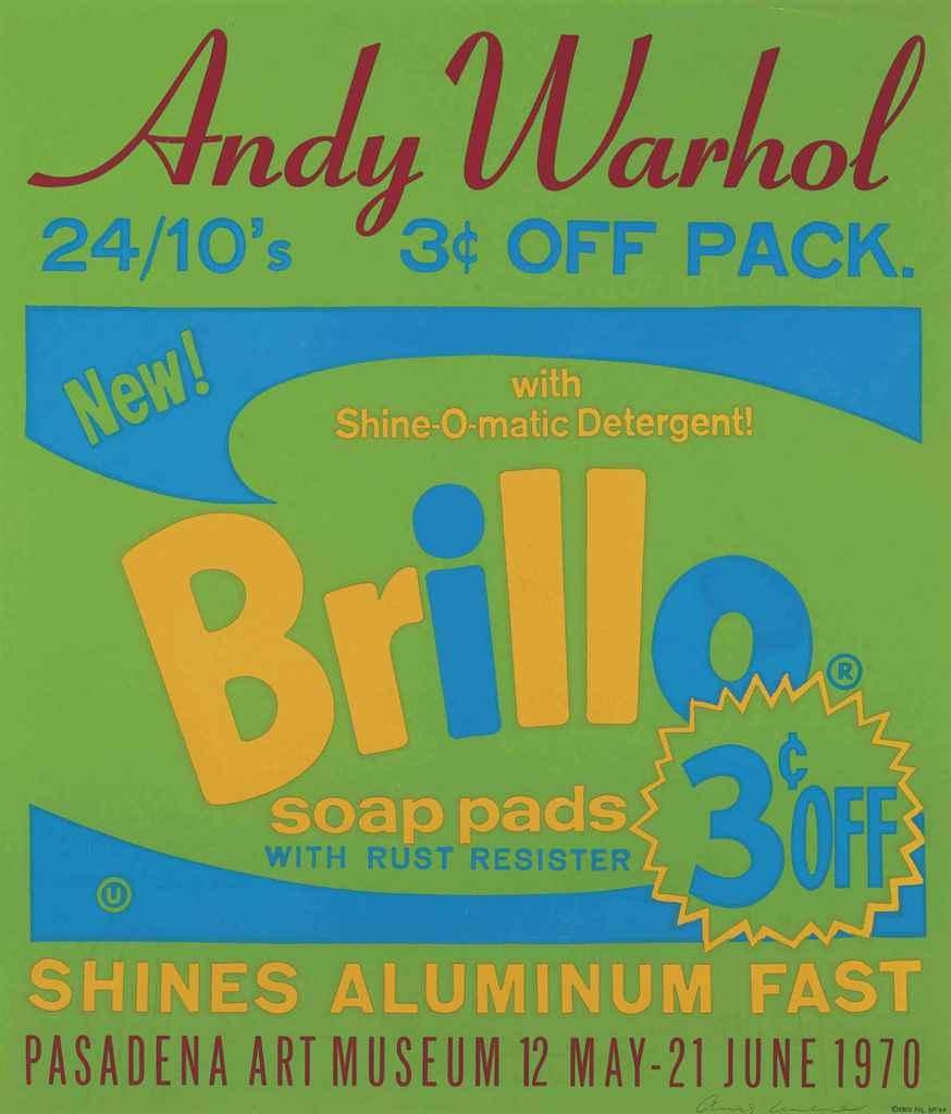 Andy Warhol Andy Warhol Pasadena Art Museum poster (1970) MutualArt