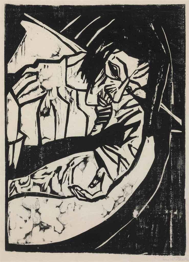 Müde by Erich Heckel, 1913