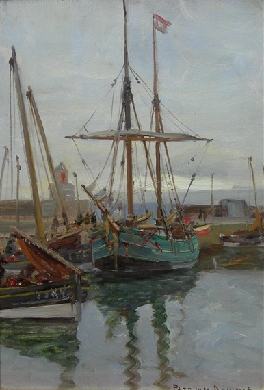 FISHING BOATS IN KIRKCALDY by Patrick Downie