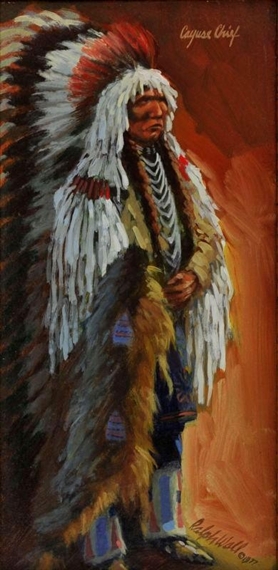 Cayuse Chief by Ralph Wall