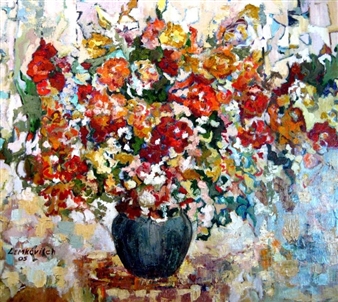 Flower Vase - Luba Meshulam Lemkobitch