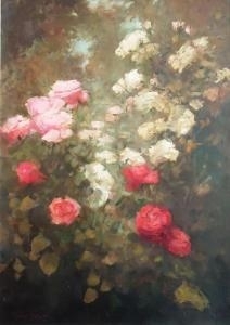 Still Life of Roses - George T. Botha