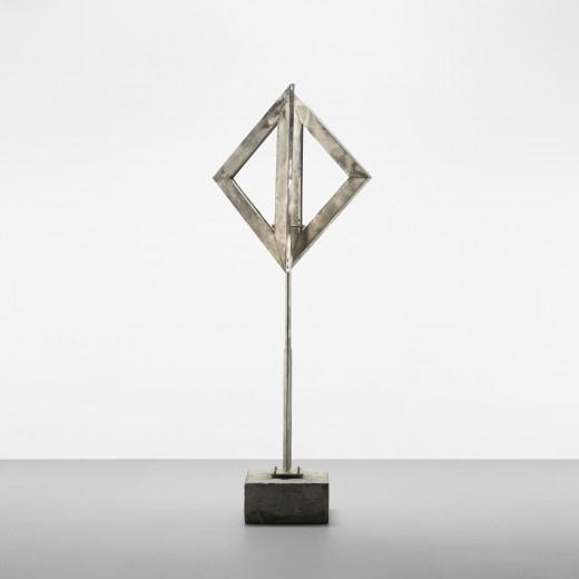 George Rickey | Two Open Triangles (1986) | MutualArt