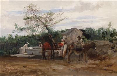 By the Well by De Angelis