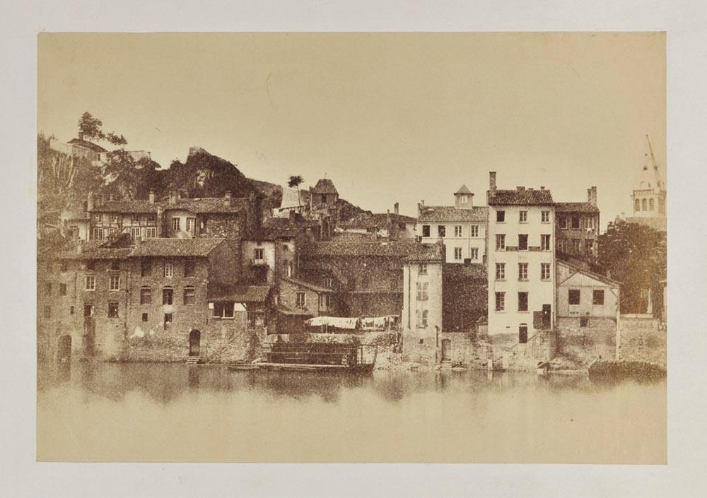 Artwork by Louis Froissart, Thirteen works: Quais de Saône au nord de Lyon vers 1850/55., Made of Albumen prints