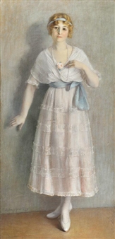 Fleur de mai / Portait de jeune fille - Suzanne Aufray Genestoux