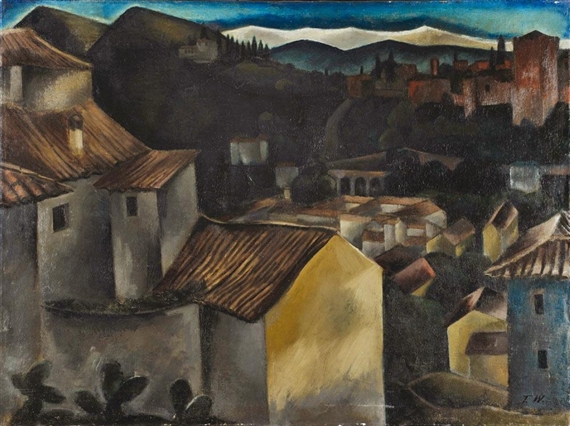 Vue de Grenade by Theodor Werner