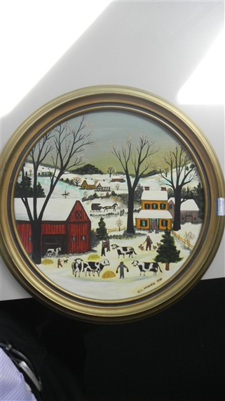 Winter in Fly Creek, N.Y. by Janet Munro, 1990