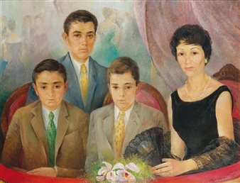La loge, en famille - Olga Sacharoff
