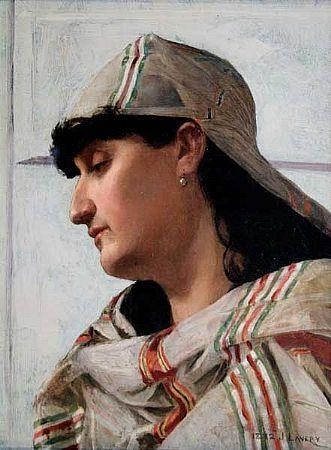 'A Woman In Arab Costume' by John Lavery, 1882