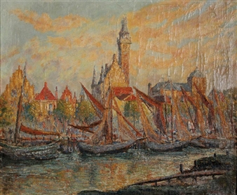 Bateaux à quai - Fernand Laval