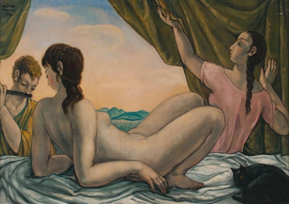 Vénus au chat noir by André Maire, 1972