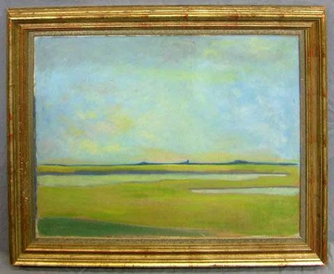 Artwork by Gideon Townsend Stanton, Floating Prairie of Louisiana, Made of oil on canvas