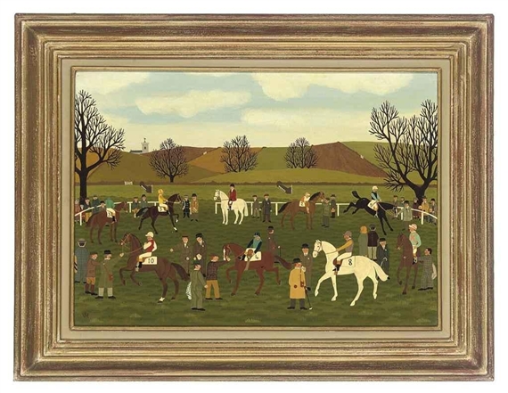 Saddling Ring Point-to-Point by Vincent Haddelsey, 1966