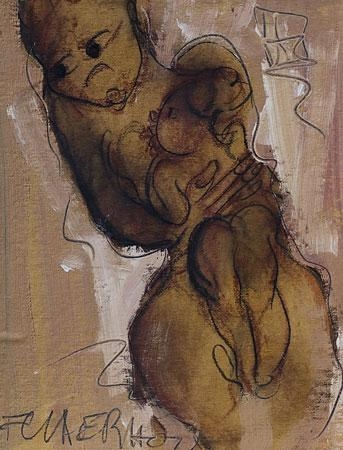 Mother & child by Frans Claerhout