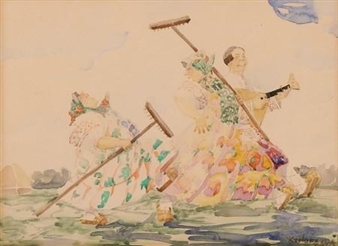 After a Long Day's Work - Boris Krilov