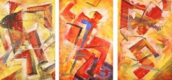 Triptych: Passion of Futurism - Nikolai Filatov