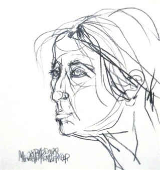 Portrait of a Woman - Menachem Lemberger