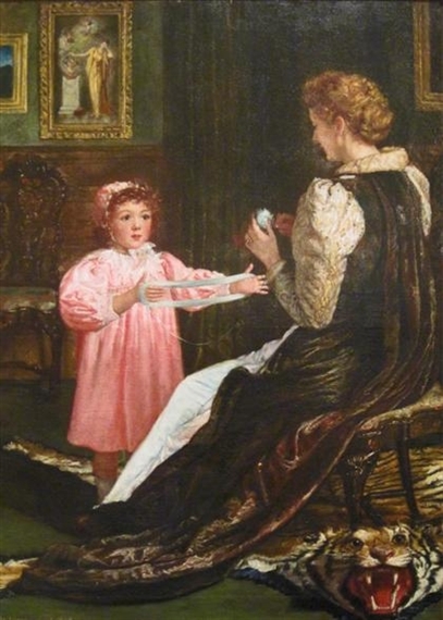 WINDING YARN by Ida Verner, 1895