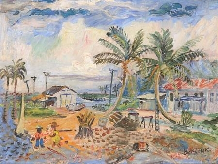 Negro Shantytown, Florida by David Burliuk, circa 1930s-1940s