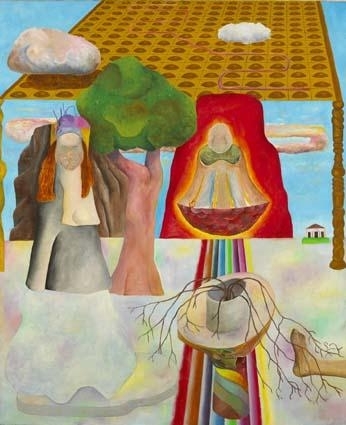 Surreal Composition with Optic Nerves by Stephen McKenna, 1967