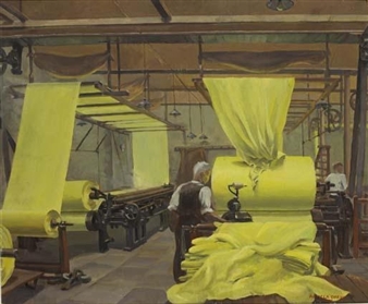 Cotton Mill Looms - Pamela Drew