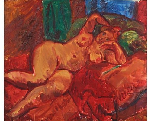 Nu Couchée by Matthew Arnold Bracy Smith, 1924