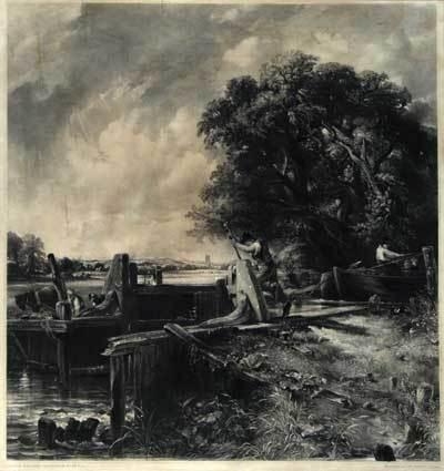 The Lock by David Lucas, circa 1830