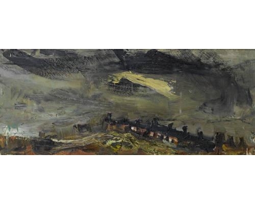 Catterline in a Storm by Joan Kathleen Hardy Eardley