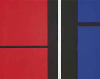 Red and blue by Paul Rouillier, 1977