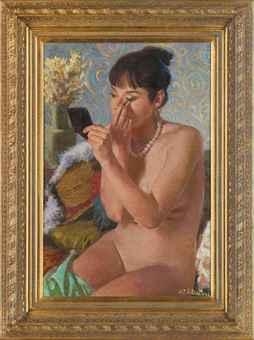 Doing her make-up by Yuli Sheinis