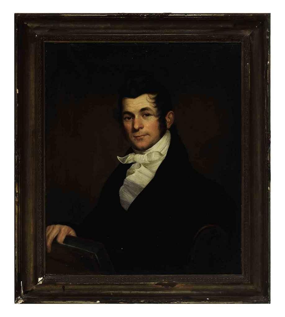 Artwork by Bass Otis, Portrait of William Musser, Made of oil on canvas