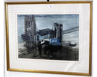 A boatyard - Fredrich Donald Blake